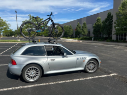 1999 BMW Z3 Coupe in Arctic Silver Metallic over Black