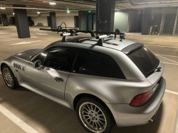 1999 BMW Z3 Coupe in Arctic Silver Metallic over Black