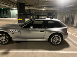 1999 BMW Z3 Coupe in Arctic Silver Metallic over Black