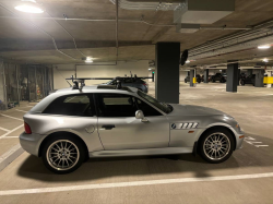 1999 BMW Z3 Coupe in Arctic Silver Metallic over Black