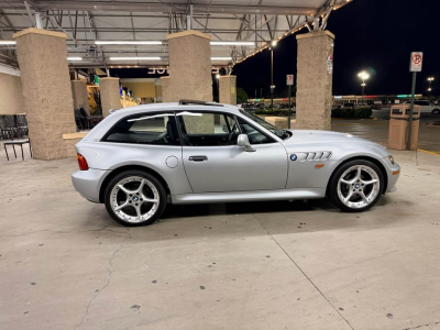 1999 BMW Z3 Coupe in Arctic Silver Metallic over Black