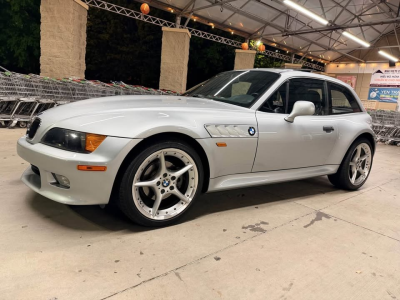 1999 BMW Z3 Coupe in Arctic Silver Metallic over Black