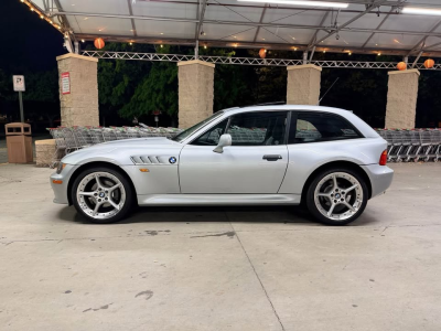 1999 BMW Z3 Coupe in Arctic Silver Metallic over Black