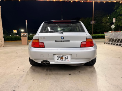 1999 BMW Z3 Coupe in Arctic Silver Metallic over Black