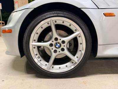1999 BMW Z3 Coupe in Arctic Silver Metallic over Black