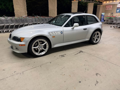 1999 BMW Z3 Coupe in Arctic Silver Metallic over Black