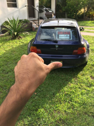 1999 BMW Z3 Coupe in Montreal Blue Metallic over E36 Sand Beige