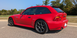 1999 BMW Z3 Coupe in Hell Red over E36 Sand Beige