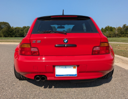 1999 BMW Z3 Coupe in Hell Red over E36 Sand Beige