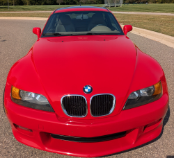 1999 BMW Z3 Coupe in Hell Red over E36 Sand Beige