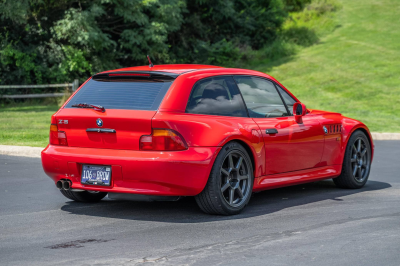 1999 BMW Z3 Coupe in Hell Red over E36 Sand Beige
