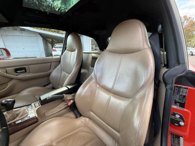 1999 BMW Z3 Coupe in Hell Red over E36 Sand Beige