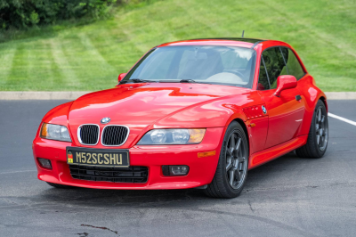 1999 BMW Z3 Coupe in Hell Red over E36 Sand Beige