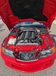 1999 BMW Z3 Coupe in Hell Red over E36 Sand Beige