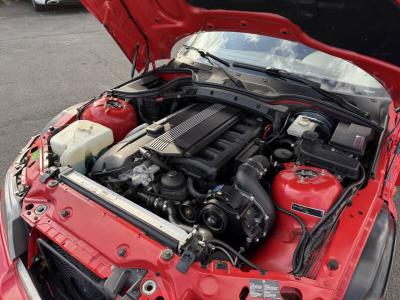 1999 BMW Z3 Coupe in Hell Red over E36 Sand Beige
