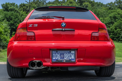 1999 BMW Z3 Coupe in Hell Red over E36 Sand Beige