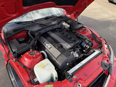 1999 BMW Z3 Coupe in Hell Red over E36 Sand Beige