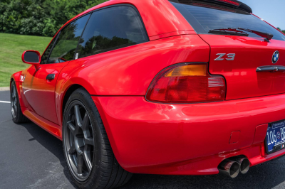 1999 BMW Z3 Coupe in Hell Red over E36 Sand Beige