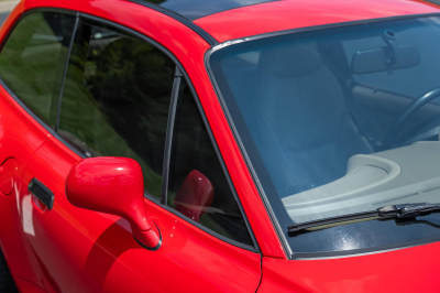 1999 BMW Z3 Coupe in Hell Red over E36 Sand Beige