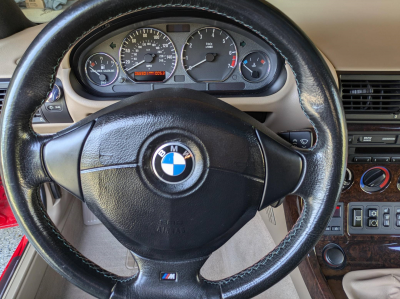 1999 BMW Z3 Coupe in Hell Red over E36 Sand Beige