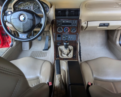 1999 BMW Z3 Coupe in Hell Red over E36 Sand Beige