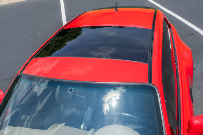 1999 BMW Z3 Coupe in Hell Red over E36 Sand Beige