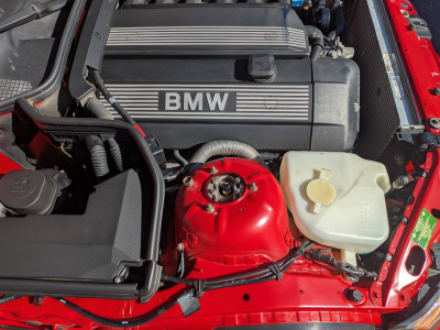 1999 BMW Z3 Coupe in Hell Red over E36 Sand Beige