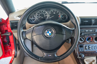 1999 BMW Z3 Coupe in Hell Red over E36 Sand Beige