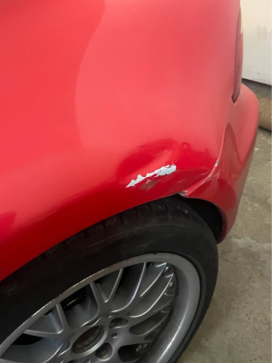 1999 BMW Z3 Coupe in Hell Red over Black