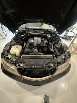1999 BMW Z3 Coupe in Jet Black 2 over E36 Sand Beige