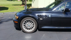 1999 BMW Z3 Coupe in Cosmos Black Metallic over Extended Black