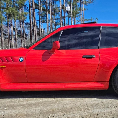 1999 BMW Z3 Coupe in Hell Red over E36 Sand Beige