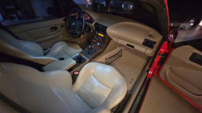 1999 BMW Z3 Coupe in Hell Red over E36 Sand Beige