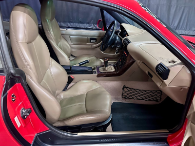 1999 BMW Z3 Coupe in Hell Red over E36 Sand Beige