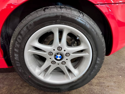 1999 BMW Z3 Coupe in Hell Red over E36 Sand Beige