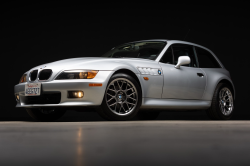 1999 BMW Z3 Coupe in Arctic Silver Metallic over Black