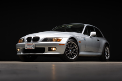 1999 BMW Z3 Coupe in Arctic Silver Metallic over Black