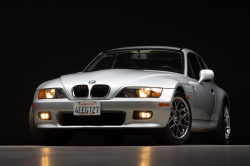 1999 BMW Z3 Coupe in Arctic Silver Metallic over Black