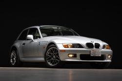 1999 BMW Z3 Coupe in Arctic Silver Metallic over Black