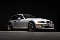 1999 BMW Z3 Coupe in Arctic Silver Metallic over Black