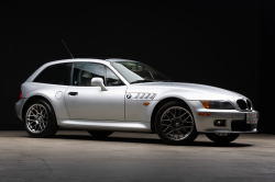 1999 BMW Z3 Coupe in Arctic Silver Metallic over Black