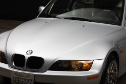 1999 BMW Z3 Coupe in Arctic Silver Metallic over Black