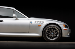 1999 BMW Z3 Coupe in Arctic Silver Metallic over Black