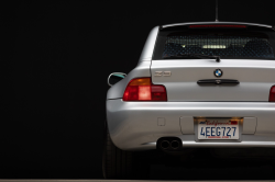 1999 BMW Z3 Coupe in Arctic Silver Metallic over Black