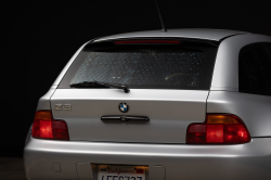 1999 BMW Z3 Coupe in Arctic Silver Metallic over Black