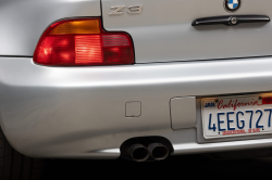 1999 BMW Z3 Coupe in Arctic Silver Metallic over Black