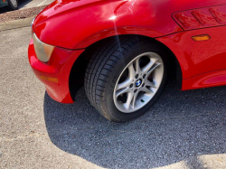 1999 BMW Z3 Coupe in Hell Red over E36 Sand Beige