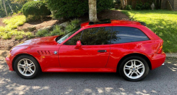 1999 BMW Z3 Coupe in Hell Red over E36 Sand Beige