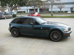 1999 BMW Z3 Coupe in Boston Green Metallic over E36 Sand Beige