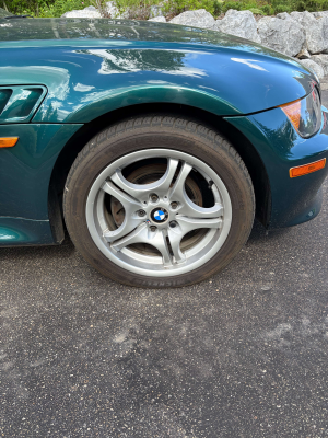 1999 BMW Z3 Coupe in Boston Green Metallic over E36 Sand Beige